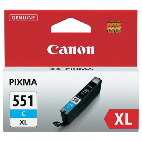 Canon oryginalny ink / tusz CLI-551 XL C, 6444B001, cyan, 665s, 11ml, high capacity