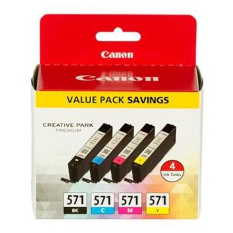 Canon oryginalny ink / tusz CLI-571 CMYK, 0386C005, CMYK, 4x7ml, 4szt