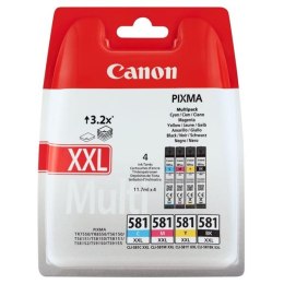 Canon oryginalny ink / tusz CLI-581 XXL CMYK, 1998C005, CMYK, 4*11.7ml, very high capacity, 4-pack, EOL