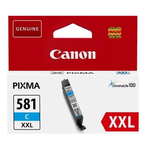 Canon oryginalny ink / tusz CLI-581 XXL C, 1995C001, cyan, 11.7ml, very high capacity, -