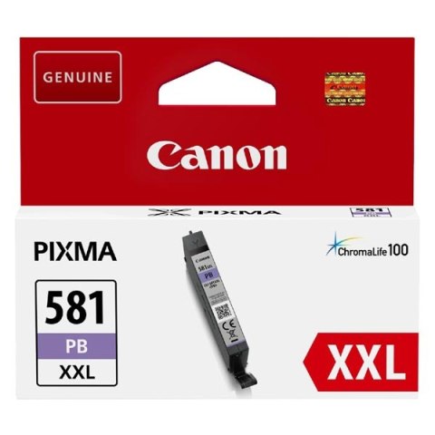 Canon oryginalny ink / tusz CLI-581 XXL PB, 1999C001, photo blue, 11.7ml, very high capacity, -
