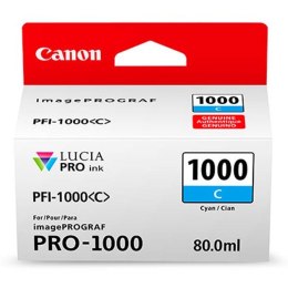 Canon oryginalny ink / tusz PFI-1000 C, 0547C001, cyan, 5025s, 80ml, -