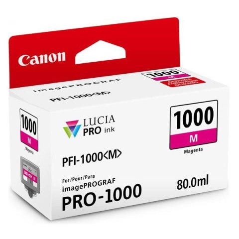Canon oryginalny ink / tusz PFI-1000 M, 0548C001, magenta, 5885s, 80ml, -