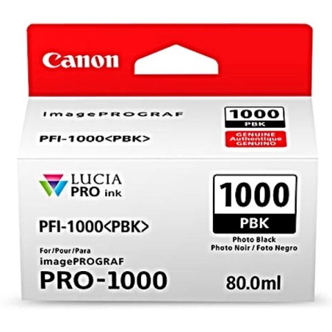 Canon oryginalny ink / tusz PFI-1000 PBK, 0546C001, photo black, 2205s, 80ml, -