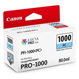 Canon oryginalny ink / tusz PFI-1000 PC, 0550C001, cyan, 5140s, 80ml, -