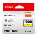 Canon oryginalny ink / tusz PFI-1000 Y, 0549C001, yellow, 3365s, 80ml, -