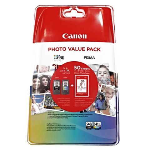 Canon oryginalny ink / tusz Canon PG-540L/CL-541XL Photo Value Pack, 5224B007, black/color, high capacity, 2-pack
