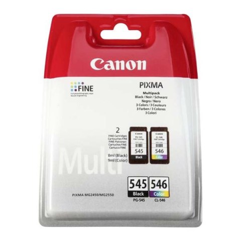 Canon oryginalny ink / tusz PG-545/CL-546, 8287B005, black/color, blistr, 2x180s, 1x8, 1x9ml, 2-pack