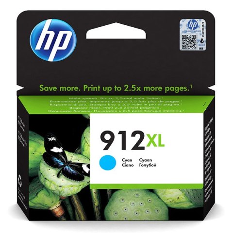 HP oryginalny ink / tusz 3YL81AE, HP 912XL, high capacity, cyan, 700s, 8.5ml