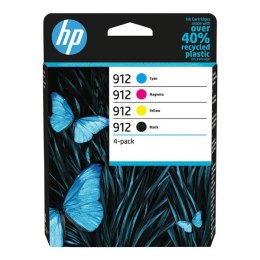 HP oryginalny ink / tusz 6ZC74AE, HP 912, CMYK, 250/315s, 6.5/4ml, multipack