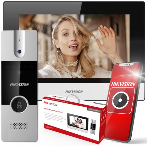 ZESTAW WIDEODOMOFONOWY HIKVISION KIT-D4-PL302