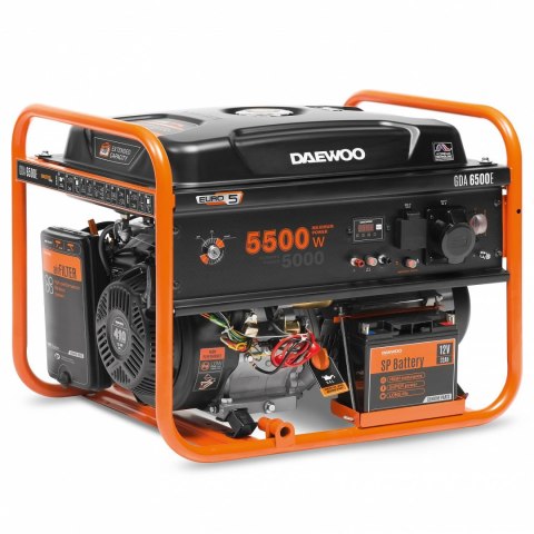 ZESTAW AGREGAT PRĄDOTWÓRCZY DAEWOO GDA 6500E 5.5kW + 2x GENERATOR OIL SAE 10W-30 DWO 600