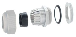 Dławnica kablowa z gwintem PG-7 jasnoszary (1szt.)