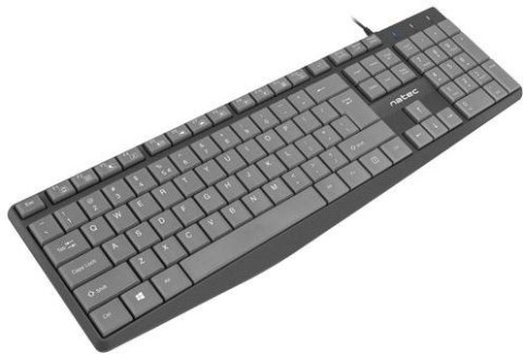 Klawiatura przewodowa Natec Nautilus Slim czarny