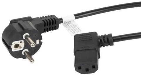 KABEL ZASILAJĄCY CEE 7/7 IEC 320 C13 1.8M KĄTOWY VDE Lanberg