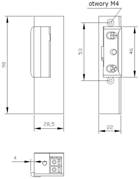 ZACZEP ELEKTRA R3 Z BLOK. PRAWY; 2426