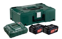 METABO ZESTAW AKUMULATORÓW 2 x 5.2Ah +ŁADOWARKA ASC 55 +WALIZKA METALOC II