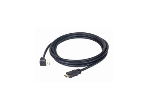 Kabel HDMI-HDMI v2.0 3D TV High Speed Ethernet 1.8M kątowy 90'' (pozłacane końcówki)