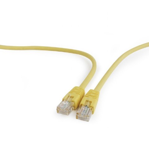 Kabel Patch cord kat.5e osłonka zalewana 1.5M żółty