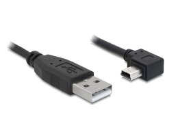 Kabel USB A(M)->Mini USB BM5P(M) kątowy 2m