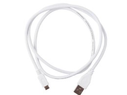 Kabel USB Micro AM-MBM5P 1m White