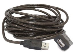 Przedłużacz USB 2.0 typu AM-AF 5m aktywny czarny