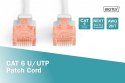 Patch cord U/UTP kat.6 PVC 1m szary