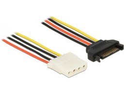 KABEL SATA ZASILAJĄCY(M)->MOLEX(F) 20CM