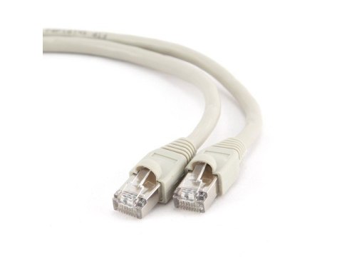 Patch cord UTP kat.6 1m szary