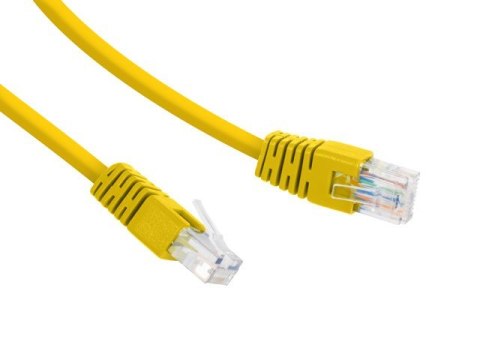 Patch cord Kat.6 UTP 3m żółty