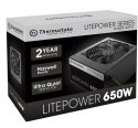 Litepower II Black 650W (Active PFC, 2xPEG, 120mm, Single Rail)