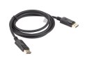 Kabel DisplayPort M/M 4K 1.8M czarny