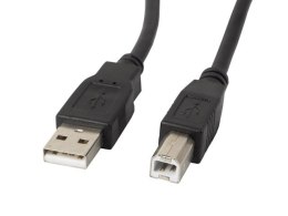 Kabel USB 2.0 AM-BM 1.8M Ferryt czarny