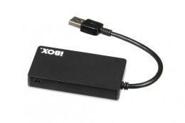 Hub USB 3.0 4-porty, slim IUH3F56 Czarny