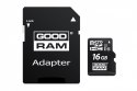 Karta microSDHC 16GB CL10 + adapter