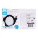 Kabel USB-USB C 1.5m czarny sznurek