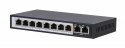 Switch Perses 8X EX-SG1008PE 10/100/1000M TX PoE AT/AF, 2X GE SFP Full Gigabit PoE