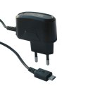 Ładowarka sieciowa microUSB 1A Czarna