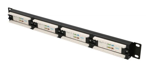 Patchpanel 24 porty CAT6 UTP V2