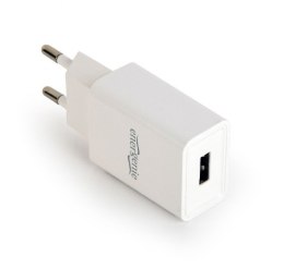 Ładowarka uniwersalna USB 2 A biała