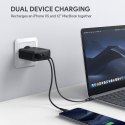 PA-D3 ładowarka sieciowa 2xUSB Power Delivery (1xUSB A+1xUSB C) 60W 5.4A