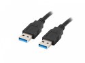 Kabel USB-A M/M 3.0 1.0m czarny