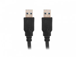 Kabel USB-A M/M 3.0 1.8m Czarny