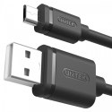 Kabel USB - microUSB 2.0, 2M, M/M; Y-C455GBK