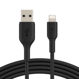 PVC USB-A to Lig htning 2m Black