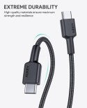 CB-CC1 OEM nylonowy kabel Quick Charge USB C - USB C | 1m | 5 Gbps | 3A | 60W PD | 20V