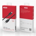 Kabel USB TYP-C DO microUSB 2.0; 1m; Y-C473BK