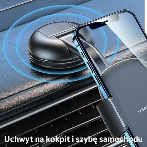 Uchwyt na kokpit lub do szyby US-ZJ063 Czarny