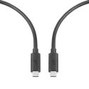 Kabel USB C-USB C 1m 100W 5Gbps USB 3.1 czarny