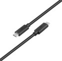 Kabel USB C-USB C 1m 100W 5Gbps USB 3.1 czarny